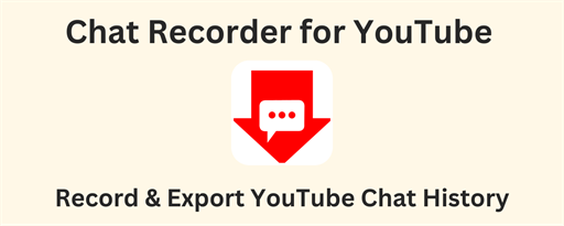 Chat Exporter for YouTube™ marquee promo image