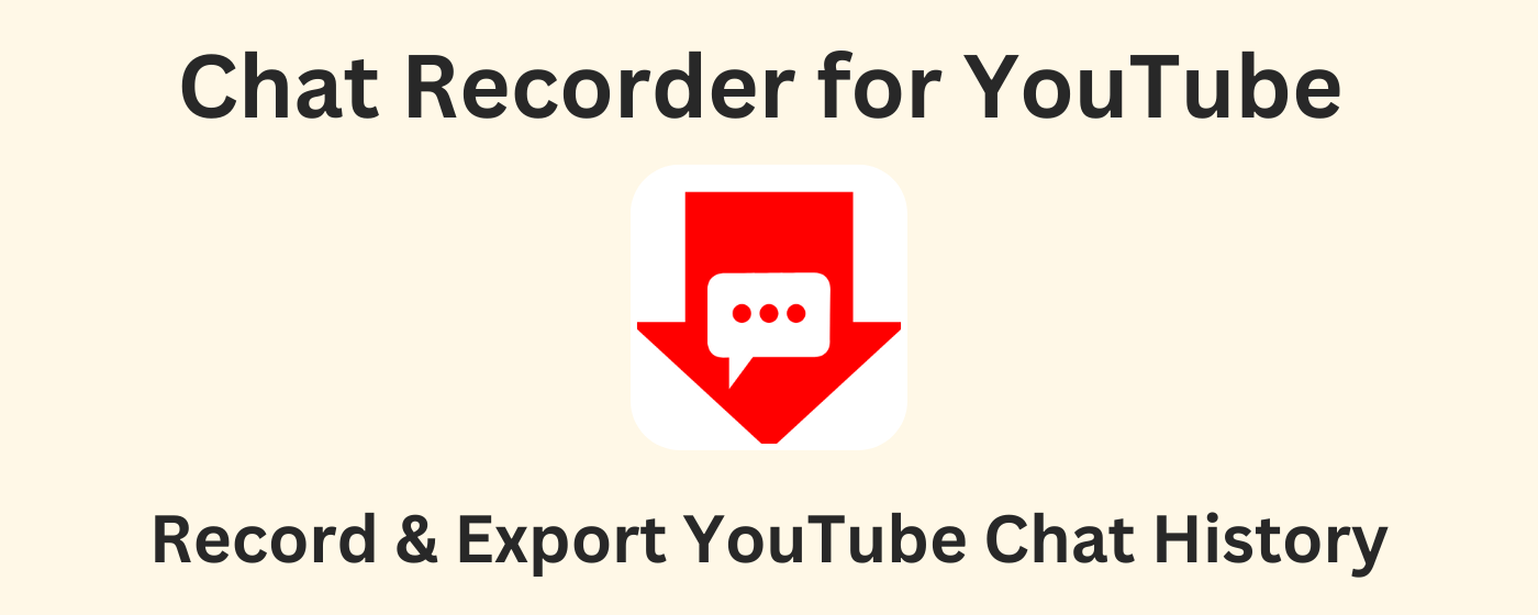 Chat Exporter for YouTube™