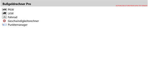 Bußgeldkatalog Screenshots 1