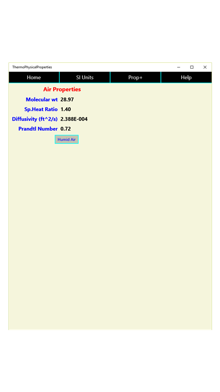 #5. Thermo-Physical Fluid Properties (Windows) بواسطة: Kaup Shenoy Associates