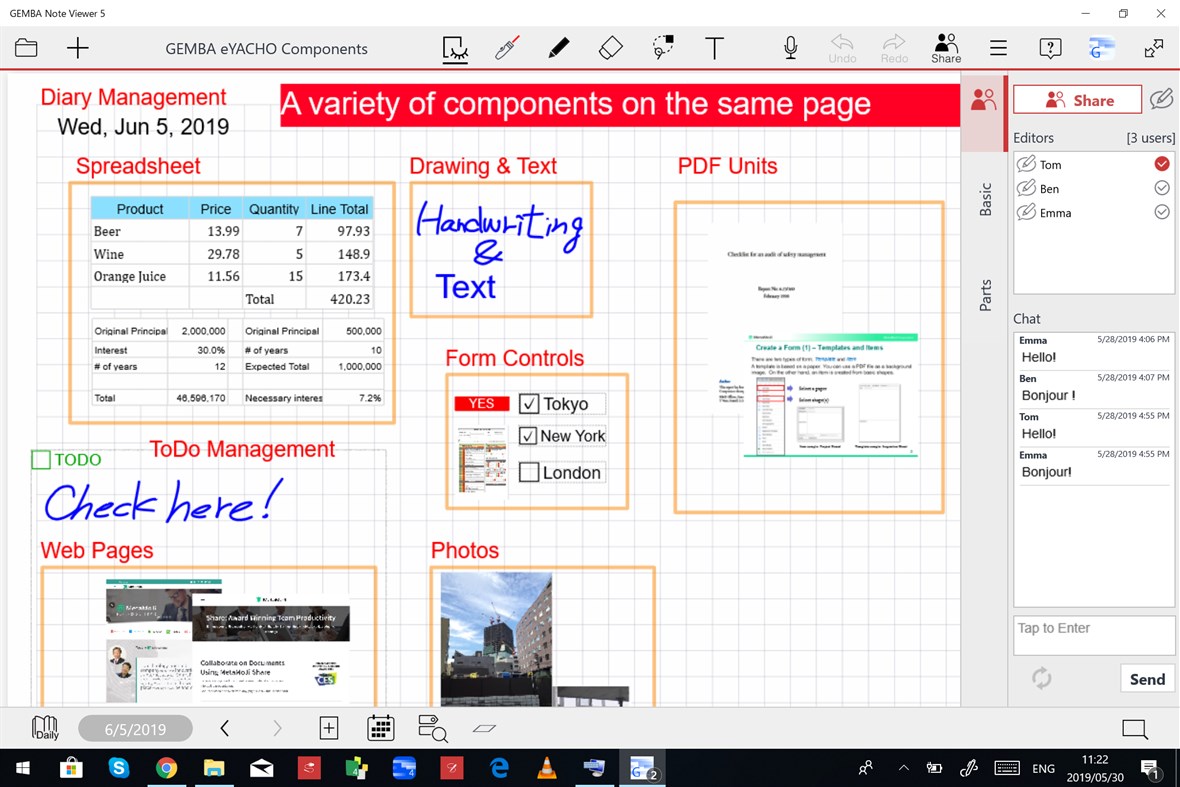 #5. GEMBA Note Viewer 5 (Windows) โดย: MetaMoJi Corporation