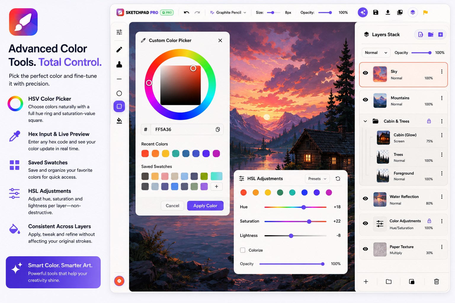 Sketchbook & Paint Pad Studio screenshot