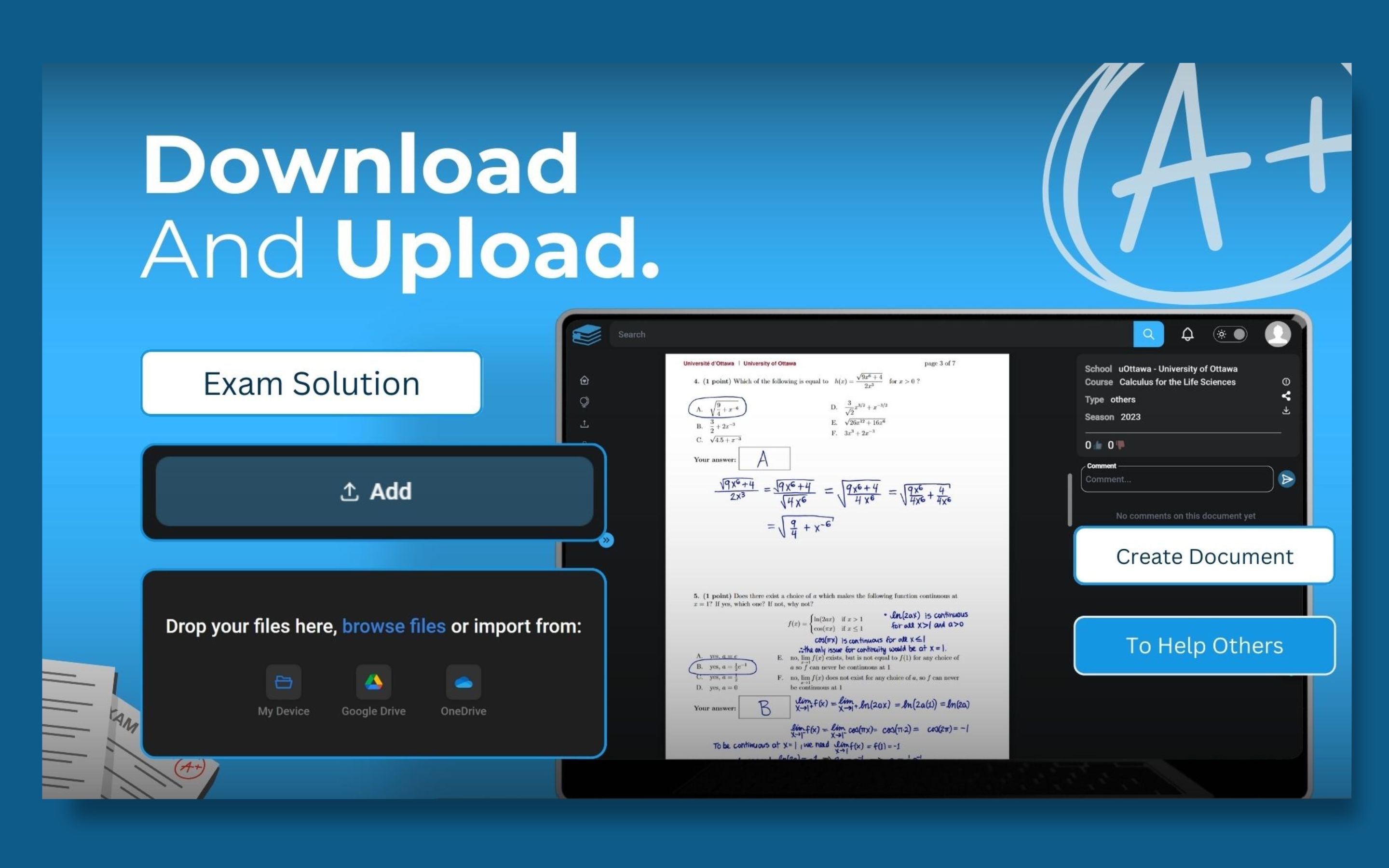 uNotes - Past Papers & Exams screenshot