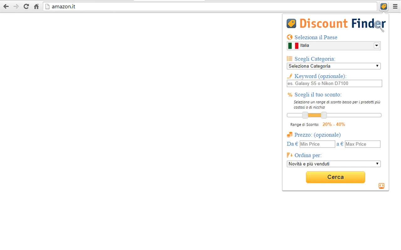 Amazon Discount Finder