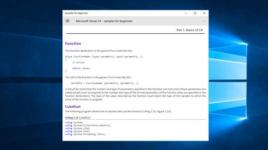 Microsoft Visual C# for beginners screenshot 5