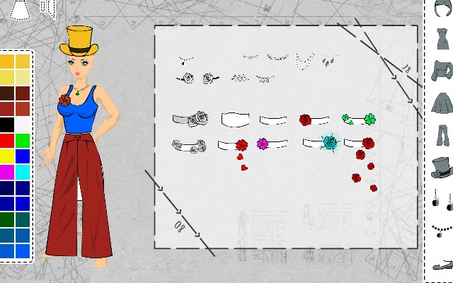 Color And Dress Up Game