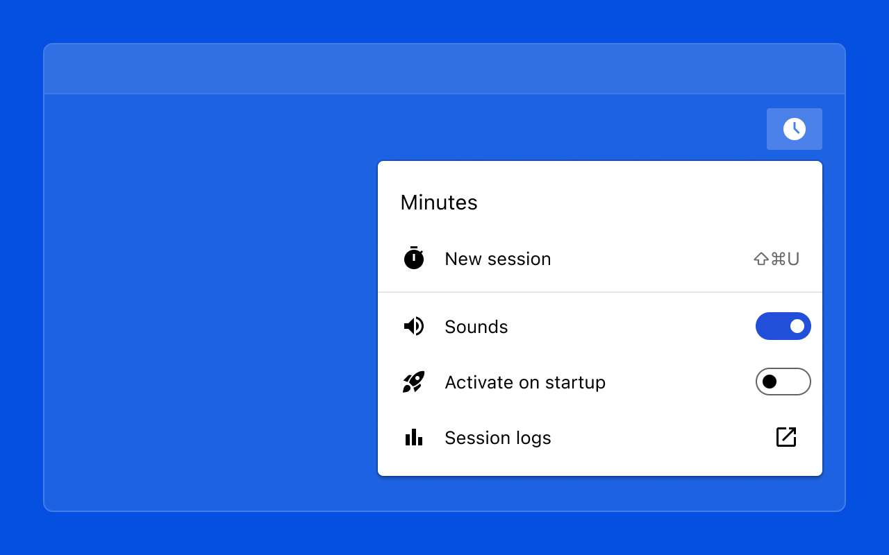 Minutes - Simple time tracker