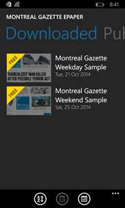 Montreal Gazette ePaper screenshot 3
