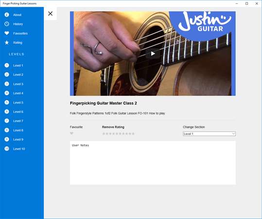 Finger Picking Guitar Lessons screenshot 3