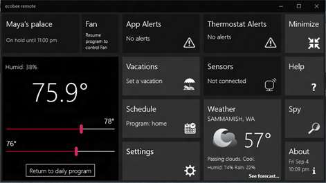ecobee remote Screenshots 2