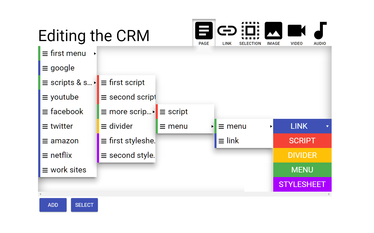 Custom Right-Click Menu for Microsoft Edge