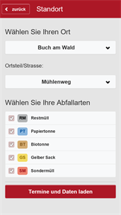 Landkreis Ansbach Abfall-App screenshot 8