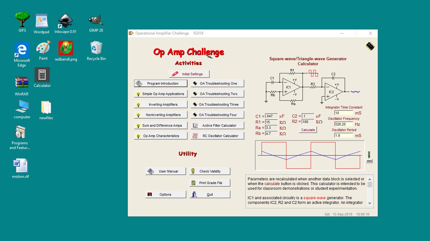 #1. Op Amp Challenge (Windows) Podle: ETCAI Products