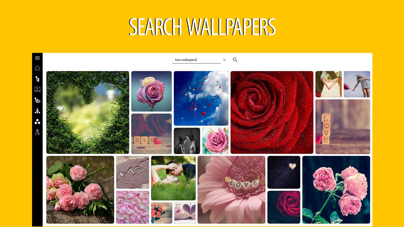 #2. HD Wallpaper: 4K Backgrounds, Lockscreen Themes (Windows) Von: finetuneapps