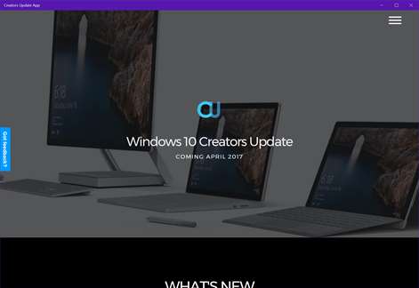 Creators Update App Screenshots 1
