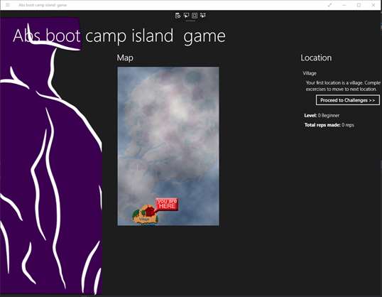 Abs boot camp island game screenshot 1