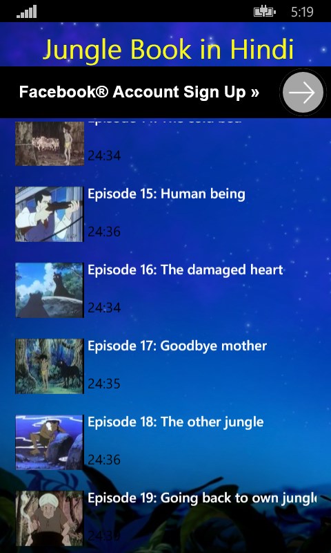 Screenshot 2 Jungle Book Hindi Series windows