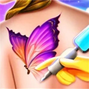 Funny Tattoo Shop Game Play icon