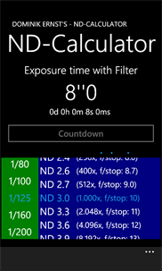 ND-Calculator screenshot 1