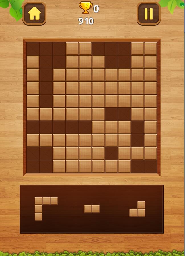 wooden block puzzle for computer