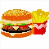 Food Color by Number: Pixel Art, Sandbox Coloring
