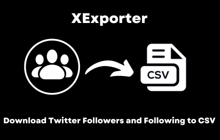 XExporter - Export Twitter Followers small promo image