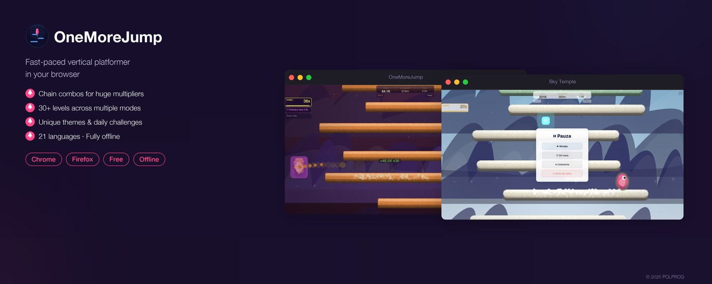 OneMoreJump – Vertical Platformer