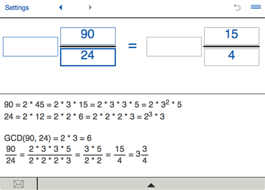 Simplifying Fractions screenshot 3