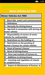 Motor Vehicles Act 1988 screenshot 2
