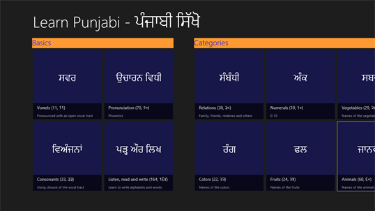 Learn Punjabi screenshot 1