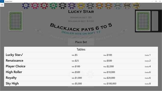 Blackjack Player screenshot 5
