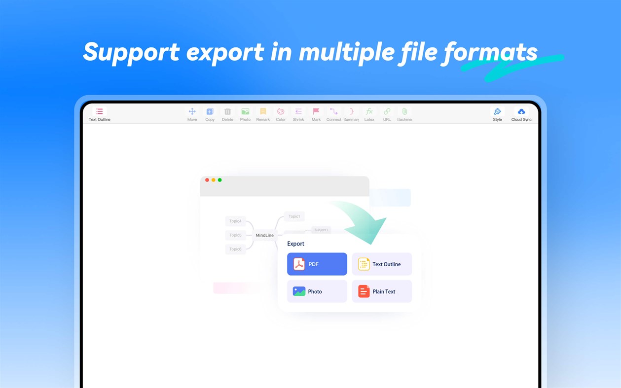 #6. MindLine Mind Map (Windows) 来自: Zhanhui Chen