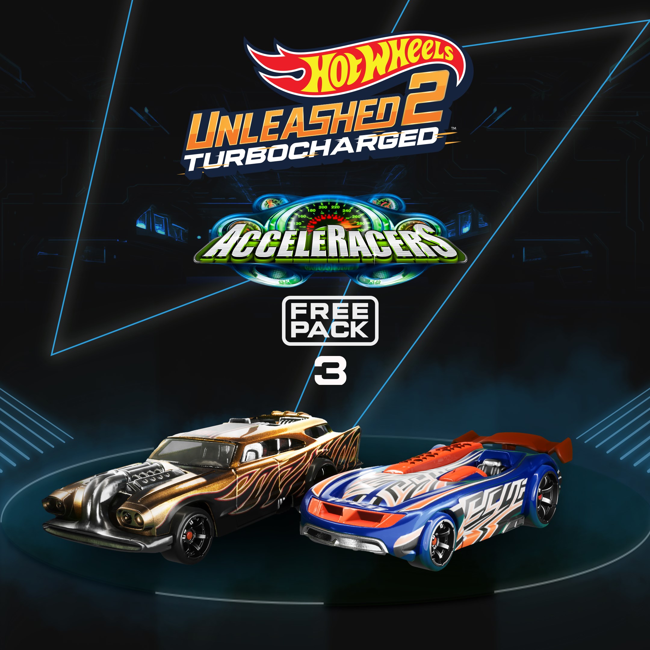 HOT WHEELS UNLEASHED™ 2 - AcceleRacers Free Pack 3