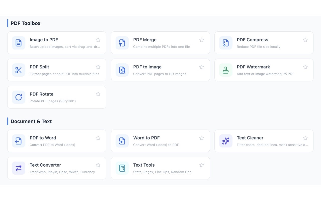 LiDe Tools - Fast Image & PDF Processor