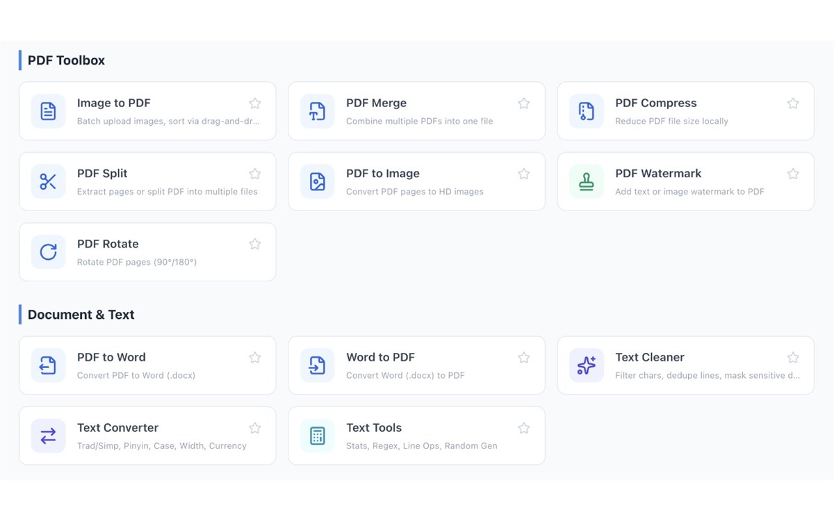 LiDe Tools - Fast Image & PDF Processor