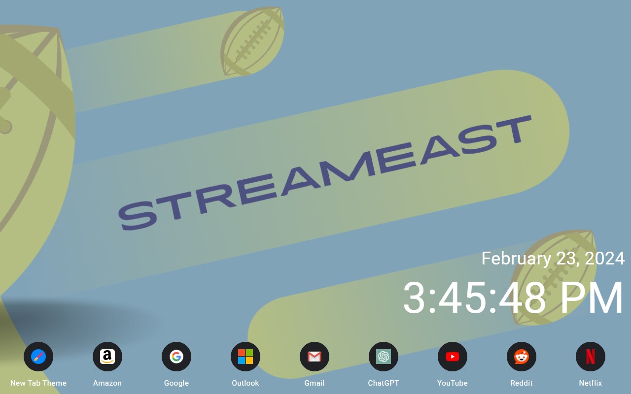 Streameast - NFL Sports Full HD New Tab