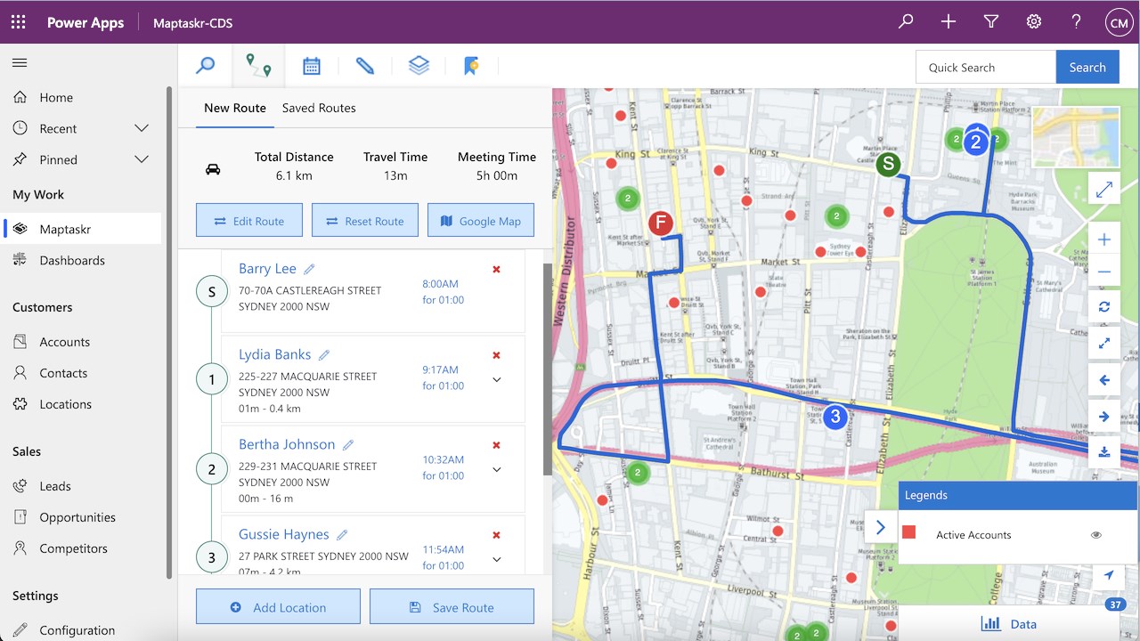 Snapshot 5 of Maptaskr for Power Apps Premium