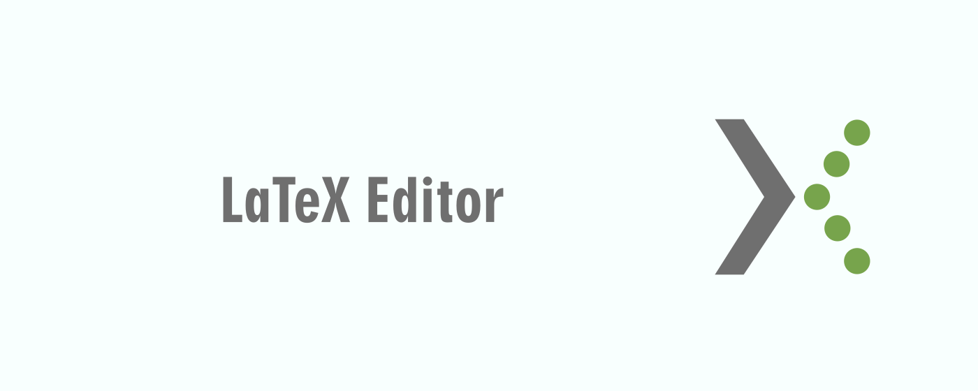 LaTeX Editor marquee promo image