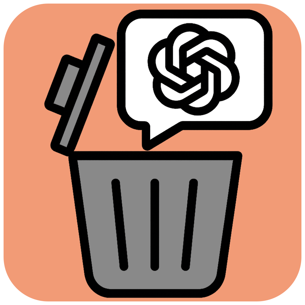 ChatGPT Chats Delete icon