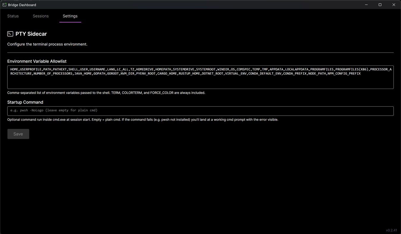 #3. Remote Terminal Bridge (Windows) By: Space-Kube