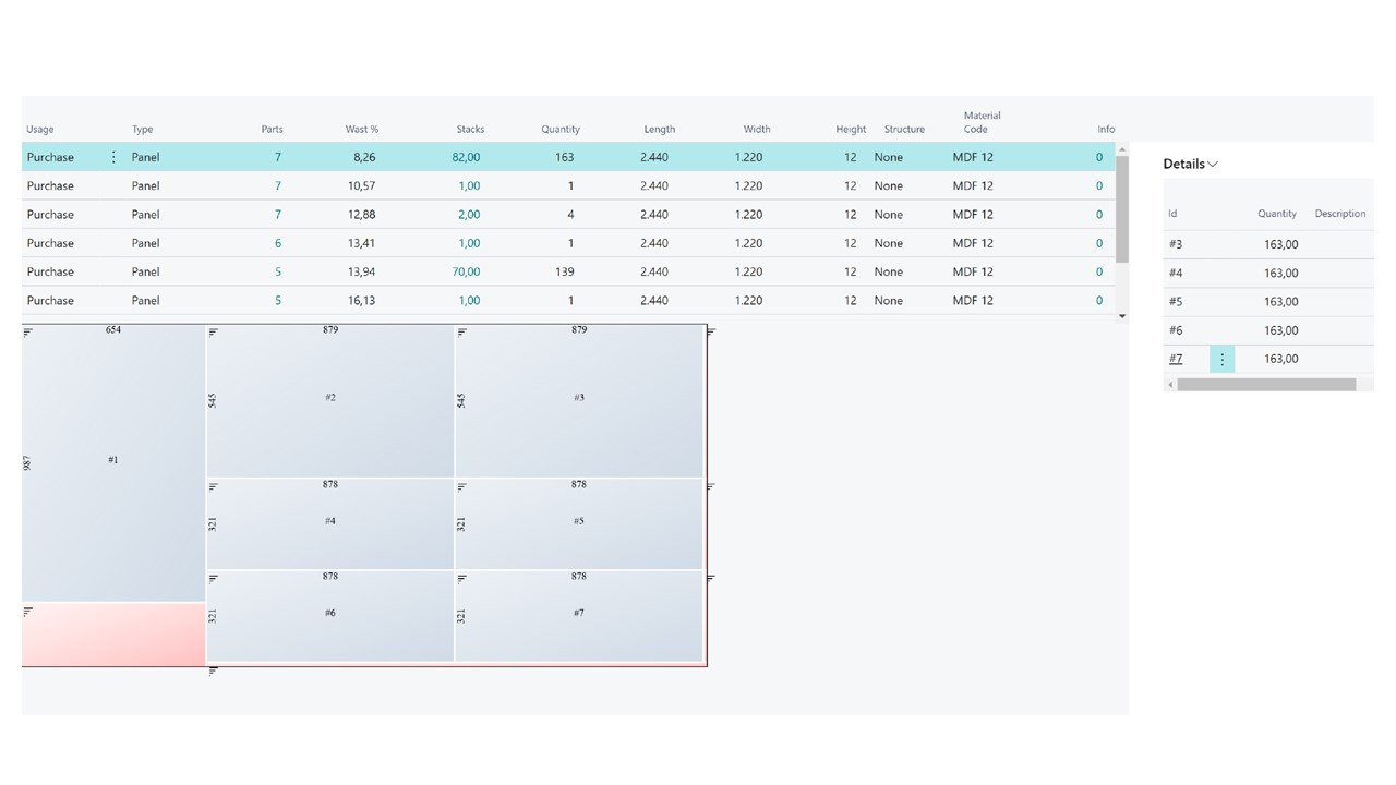 Snapshot 2 of Cutting Optimizer