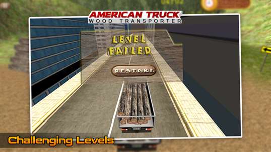American Truck Wood Transporter - Cargo Truck screenshot 4