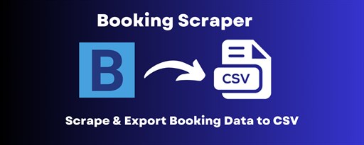 Booking Hotel Scraper marquee promo image