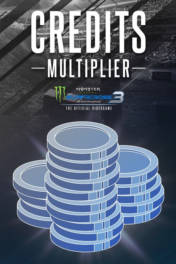 Monster Energy Supercross 3 - Credits Multiplier Xbox Series X|S and Xbox One cover art