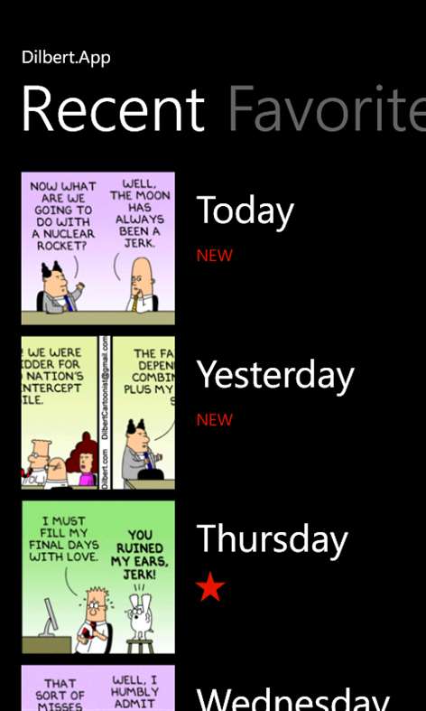 Dilbert.App Screenshots 1