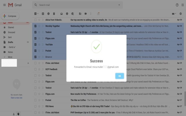 Multiple Forward for Gmail