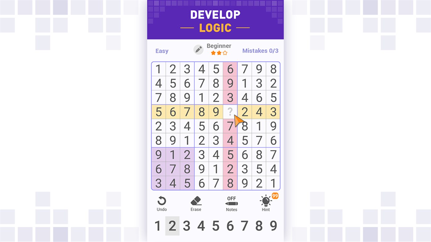 #4. Sudoku Master Start Game (Windows) By: Clever Apps Pte Ltd