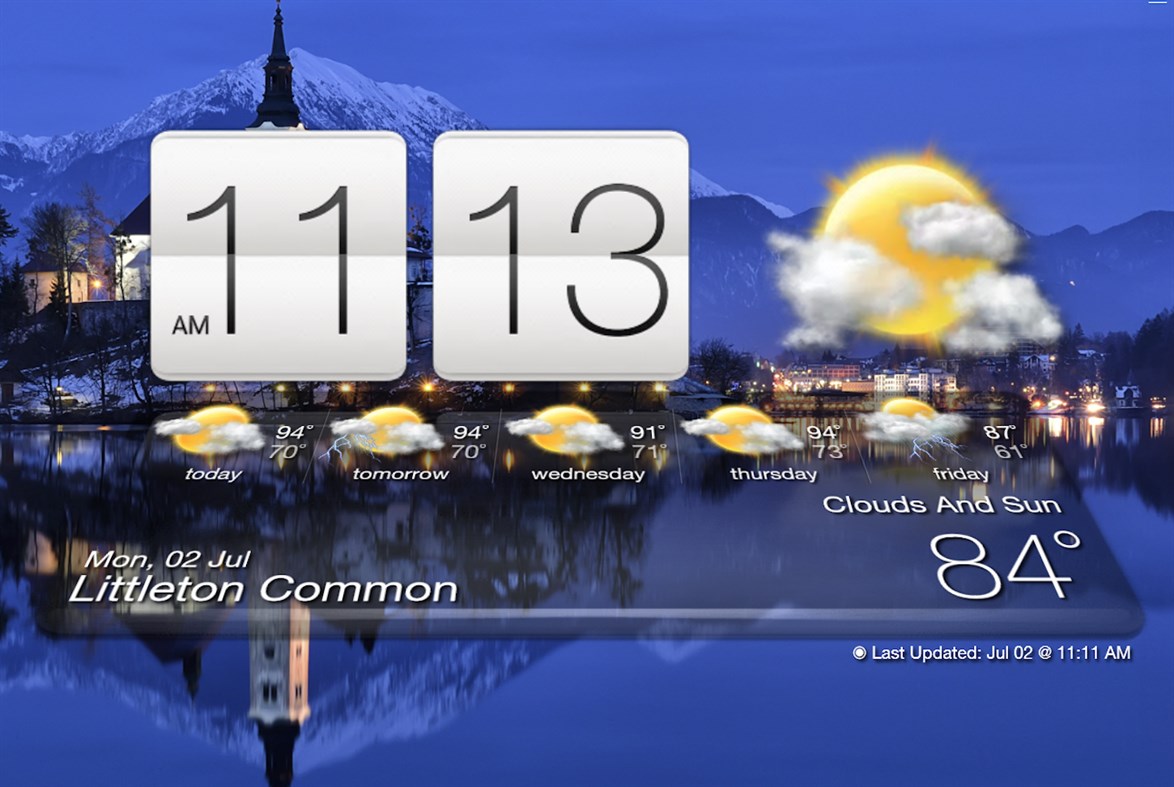 #4. Sense Clock (Windows) 게시자: StedySoft