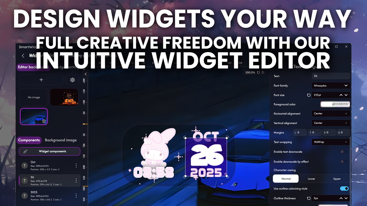 #3. Smart Widgets - Customizable Widgets (Windows) Tekijänä: Smart Utilities