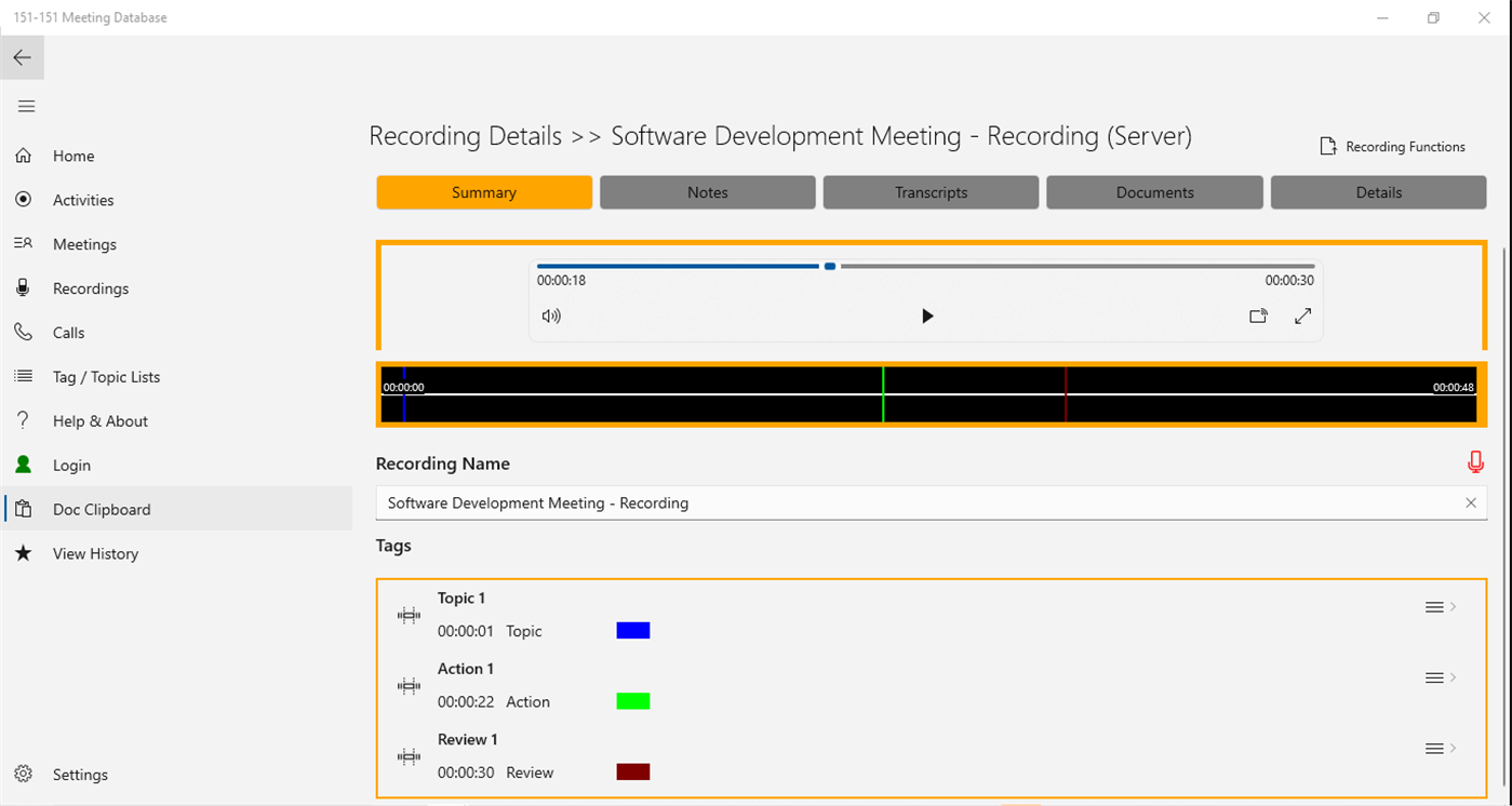 #5. 151-151 Desktop Meeting Database (Windows) بواسطة: Flaxlands Consulting Ltd